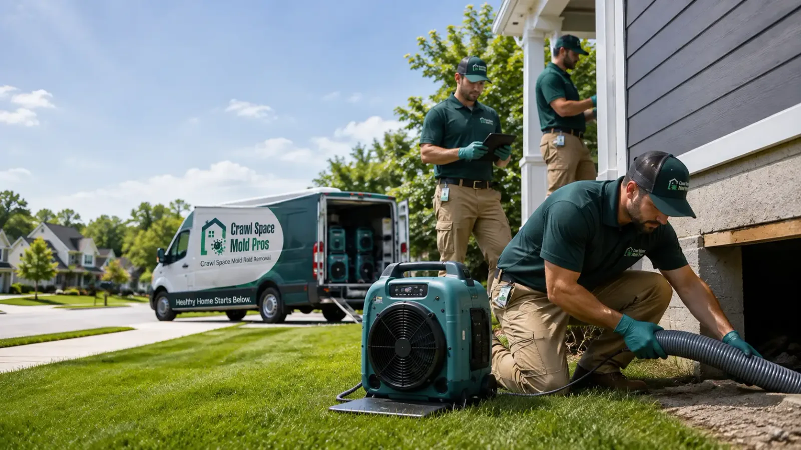Crawl Space Mold Removal in San Jacinto, CA